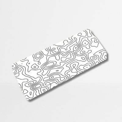 Tapis de Souris Loup Noir et Loup Blanc XXL
