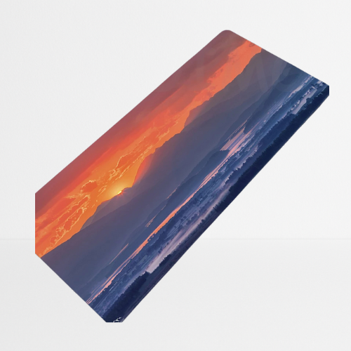 Tapis de Souris Gamer Lumineux Orange