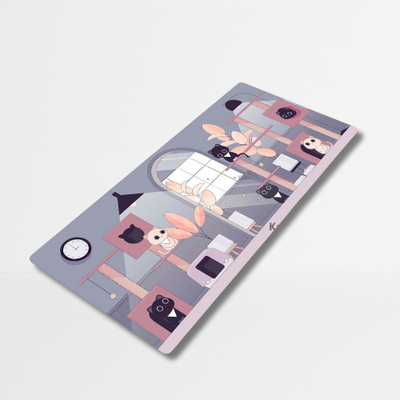 Tapis de Souris XXL Rose
